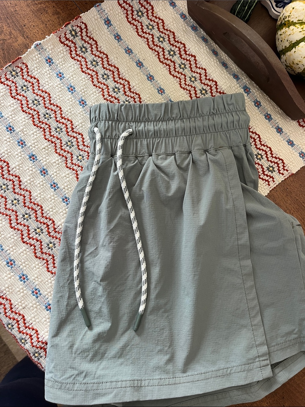 Avalanche Women's Sage Green Elastic Waist Athletic Shorts